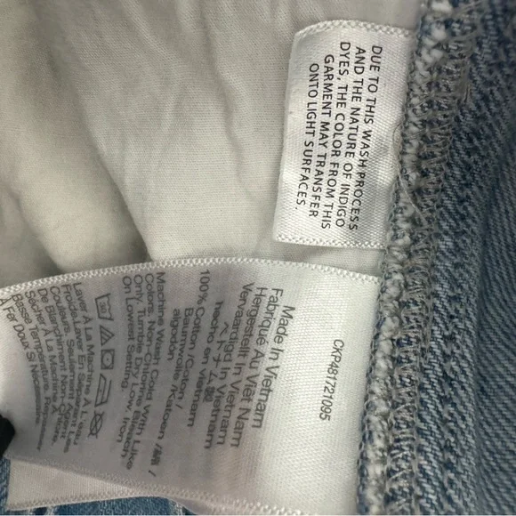 Madewell Light Blue Jean Shorts - Picture 5 of 5